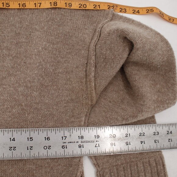 Brochu walker Sweater dress womens Medium Looker layered camel Wool Cashmere - Picture 16 of 16